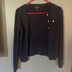 Girl Ralph Lauren Polo cardigan. Size L (12-14)